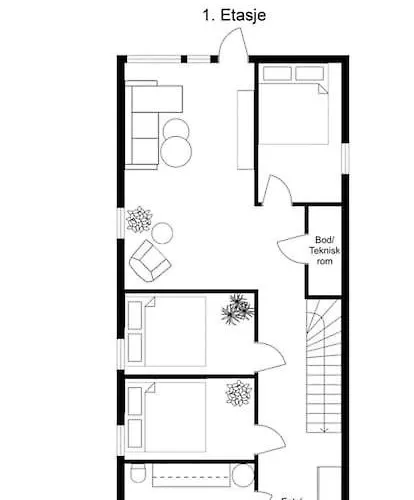 Stroken Med Spektakulaer Utsikt *